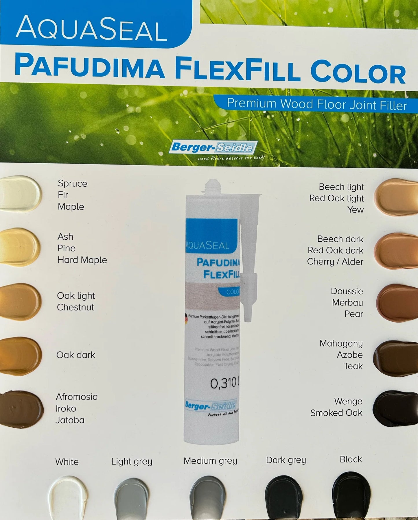 BERGER-SEIDLE | AQUA-SEAL | FLEXFILL COLOR CAULK