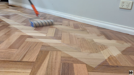 refinishing a timber floor